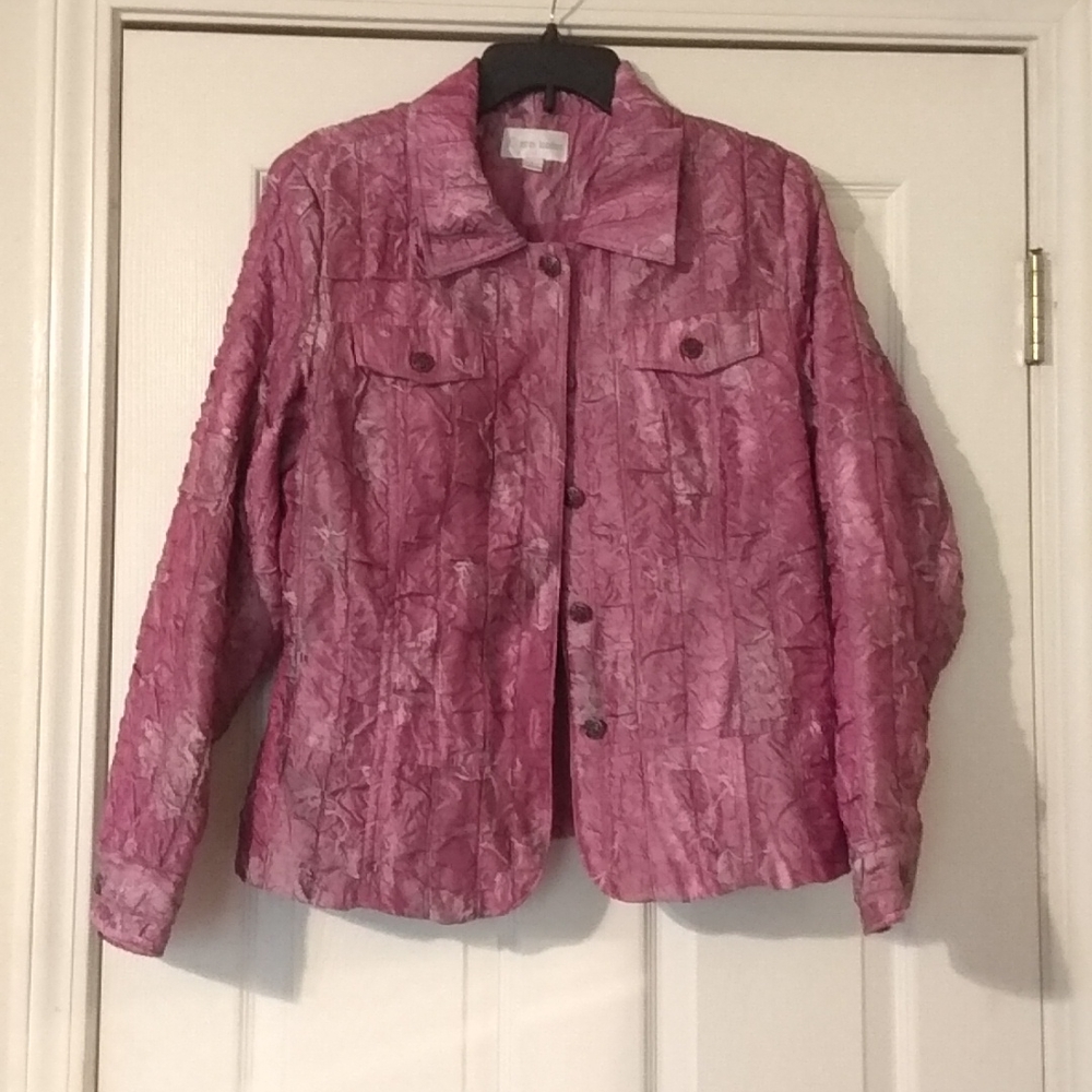 💫 Erin London Purple Pink Jacket Large
